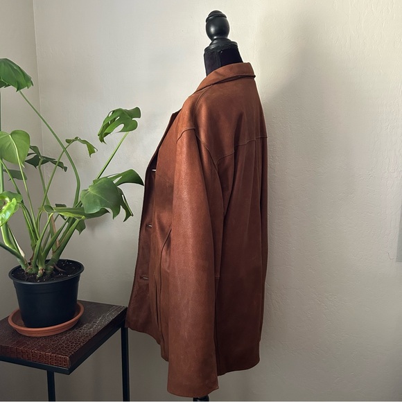 Vintage Brown Genuine Leather Jacket - Picture 5 of 16
